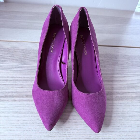 Marc Fisher Shoes - Marc Fisher Claire Pump fucsia Suede US Women's 7. women